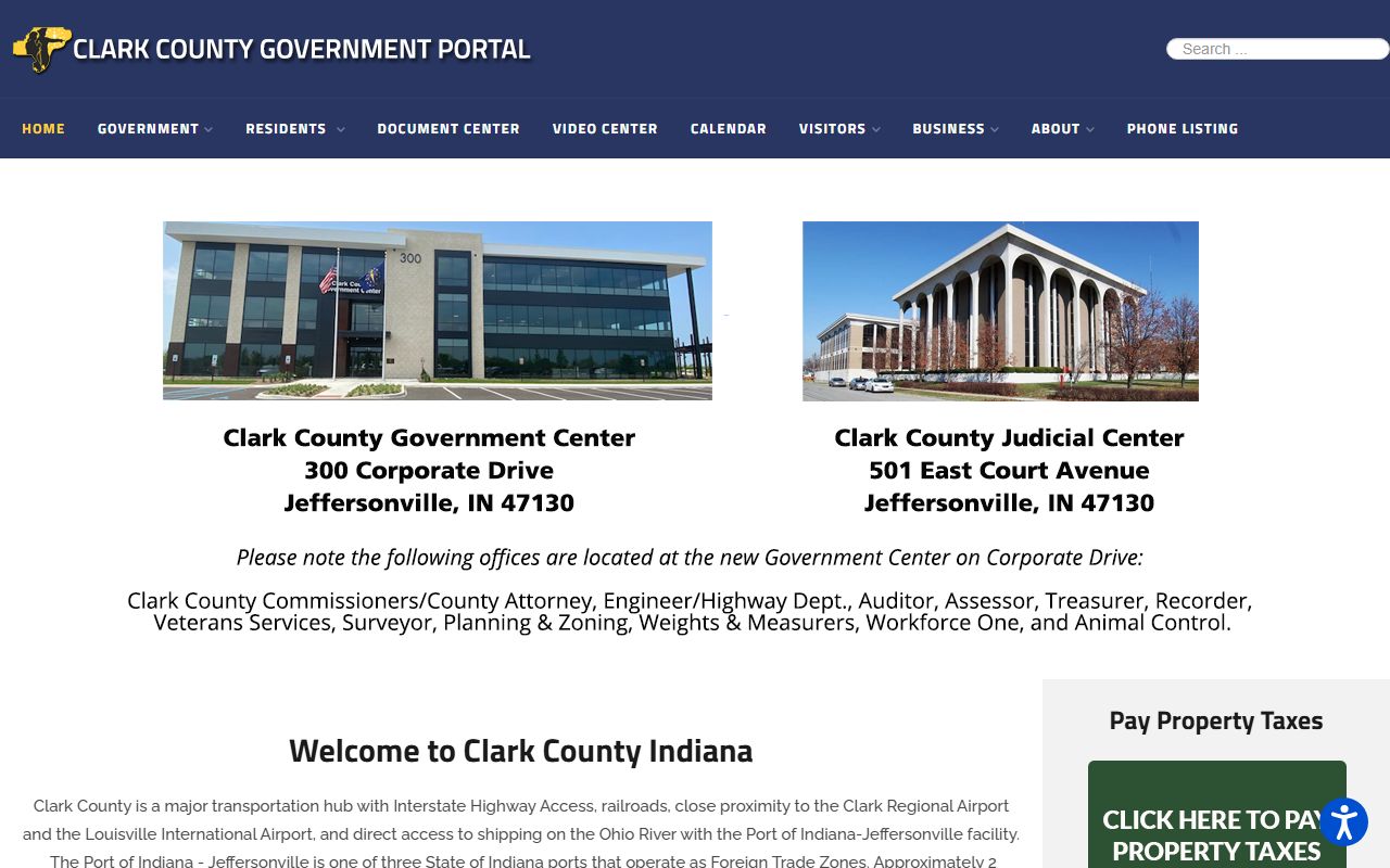 Clark County court records community portal